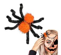 Épingles à cheveux en forme d'araignée - Pinces à cheveux pour Halloween - Aiguilles d'araignée - Accessoires de coiffure portables pour les amis, les filles, la famille, les araignées