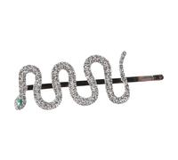 Épingles à cheveux en forme de serpent avec strass étincelants et décoration vintage pour une coiffure élégante