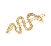 Épingles à cheveux en forme de serpent avec strass étincelants et décoration vintage pour une coiffure élégante