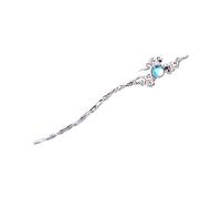 Épingles à cheveux en forme de serpent - Pierre de lune brillante - Pour femme et fille - Accessoires de cheveux de mariage