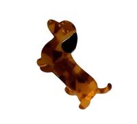 Épingles à cheveux en forme de teckel pour enfants - Adorable chiot des années 2000 - Coiffe acrylique