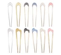 Épingles À Cheveux En Forme De U, 12 Pièces, Accessoires Pour Cheveux Rétro, Accessoires Pour Cheveux En Métal, Outils De Fixation Pour Cheveux, Accessoires Pour Cheveux