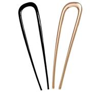 Épingles à cheveux en forme de U, 2 épingles à cheveux françaises en alliage de 4, 3 pouces en forme U, fourchettes vintage, style antidérapant pour femmes et filles