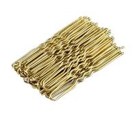 Épingles à cheveux en forme de U Hair Grips, Épingles à cheveux en U de 5 cm for femmes - 150/300/450/600 pièces, design ondulé avec pointes lisses(Blonde,300 count (Pack of 1))