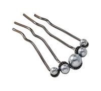 Épingles à cheveux en forme de U pour chignon fin et épais à 4 broches - Accessoires de coiffure vintage - Fourchettes françaises