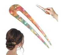 Épingles à cheveux en forme de U pour French Twist,épingle à cheveux French Twist | Français Fourches à cheveux | Grandes épingles à cheveux en acrylique, épingles à cheveux en forme de U pour petits