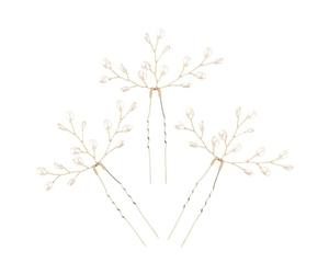 Épingles À Cheveux En Perles 3 pièces clips de mode