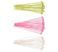 Épingles à Cheveux en Plastique Vert, Lot de 3 Set de Set, pour Coiffure | Surface Lisse, Maintien Stable, pour Cheveux de Toutes Textures, Usage en Salon de Coiffure Couleur Aléatoire