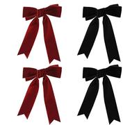 Épingles À Cheveux En Ruban À Nœud 4 Pièces, Épingles À Cheveux En Velours, Épingles À Cheveux Rétro, Épingles À Cheveux Élées Et Simples, Outils Pour Cheveux, Accessoires Pour Cheveux