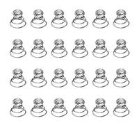 Épingles à Cheveux en Spirale,24 Pack Pinces Barrettes Épingles à Cheveux Bobines de Cheveux en Strass Epingles à Cheveux Spirales pour les Femmes de Mariée Filles Party Favors