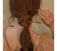 Épingles à Cheveux Épingle à cheveux en bois de santal, couvre-chef, bâtonnets à cheveux simples, accessoires for cheveux féminins Bâton de Cheveux (Color : D)