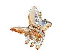 Épingles à cheveux Épingle à cheveux papillon transparente colorée Épingle à cheveux en forme de papillon Tresse latérale Soins de la peau des femmes Maquillage nettoyant for le visage Épingle à cheve