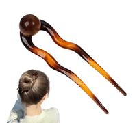 Épingles à cheveux françaises pour cheveux épais | Barrettes à cheveux légères en forme de U | Fourche à cheveux à tige torsadée française | Pour les filles et vos amies pour les activités intérieures