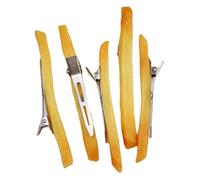 Épingles à cheveux imitation alimentaire pour femmes, adolescentes, tenues à thème et photos sur les réseaux sociaux, pinces à frites pour femmes et filles, costume de fête