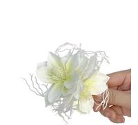 Épingles à cheveux pour enfants en forme de camélias pour plage, scène, danse, fleur artificielle des années 2000, coiffe pour filles