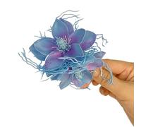 Épingles à cheveux pour enfants en forme de camélias pour plage, scène, danse, fleur artificielle des années 2000, coiffe pour filles