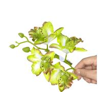 Épingles à cheveux pour enfants en forme de cymbidium pour plage, scène, danse, fleur artificielle des années 2000, coiffe pour filles