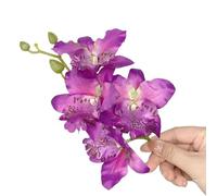 Épingles à cheveux pour enfants en forme de cymbidium pour plage, scène, danse, fleur artificielle des années 2000, coiffe pour filles