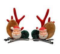 Épingles à cheveux pour Noël et les fêtes de fin d'année, confortables et confortables, décoration faite à la main pour femmes et filles