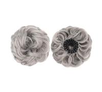 Épingles à cheveux synthétiques duveteuses en forme de nid d'oiseau, extensions de chignon ondulées et bouclés rétractables pour maintenir et décorer les cheveux (60B)