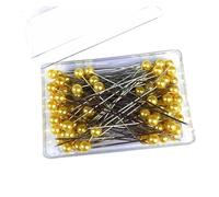 Épingles à coudre 100 pièces aiguilles peler 38mm tête sphérique en verre punaises droite Quilting(C)
