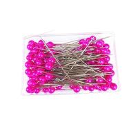 Épingles à coudre 100 pièces aiguilles peler 38mm tête sphérique en verre punaises droite Quilting(E)