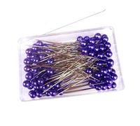 Épingles à coudre 100 pièces aiguilles peler 38mm tête sphérique en verre punaises droite Quilting(F)
