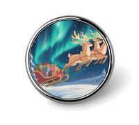 Épingles à épinglettes personnalisées de 2,5 cm avec renne Aurora pour costumes, broches drôles pour hommes et femmes, badges vintage pour sacs, vestes, sacs à dos, chapeaux, collection de boutons