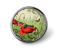 Épingles à épinglettes personnalisées en forme de pétale de fourmi de 2,5 cm pour costumes, broches amusantes pour hommes et femmes, badges vintage pour sacs, vestes, sacs à dos, chapeaux, collection