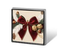 Épingles à revers en forme de nœud de Noël personnalisé de 2,5 cm pour costumes, broches drôles pour hommes et femmes, badges vintage pour sacs, vestes, sacs à dos, chapeaux, boutons, collection