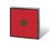 Épingles À Revers Personnalisées Avec Drapeaux Nationaux Du Royaume Du Maroc Carrées Rondes Ou En Forme De Cœur Pour Hommes Et Femmes Pour Mariage Discours Réunions Fêtes