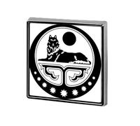 Épingles À Revers Personnalisées Avec Emblème National De La République De Tchétchénie Et Drapeaux Nationaux Forme Carrée Ronde Forme De Cœur Pour Hommes Femmes Pour Mariage Discours Réunions Fêtes