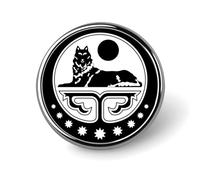 Épingles À Revers Personnalisées Avec Emblème National De La République De Tchétchénie Et Drapeaux Nationaux Forme Carrée Ronde Forme De Cœur Pour Hommes Femmes Pour Mariage Discours Réunions Fêtes