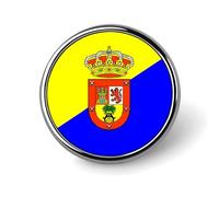 Épingles À Revers Personnalisées Avec Le Drapeau De Gran Canaria - Pour Homme Et Femme Fête Discours Réunion Cadeau De Couple