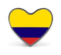 Épingles À Revers Personnalisées Avec Le Drapeau De La République De Colombie Pour Homme Et Femme Pour Une Fête Un Discours Une Réunion Ou Un Cadeau De Couple