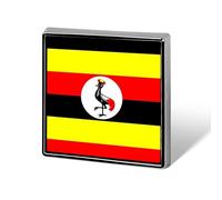 Épingles À Revers Personnalisées Avec Le Drapeau De La République D'Ouganda - Pour Homme Et Femme Fête Discours Réunion Cadeau De Couple