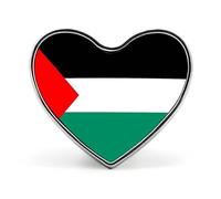 Épingles À Revers Personnalisées Avec Le Drapeau De L'État De Palestine - Pour Homme Et Femme Fête Discours Réunion Cadeau De Couple