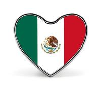 Épingles À Revers Personnalisées Avec Le Drapeau Des États-Unis Mexicains - Broche Carrée Ronde Ou En Forme De Cœur Pour Homme Et Femme Pour Mariage Discours Réunion Fête