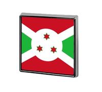 Épingles À Revers Personnalisées Avec Le Drapeau Du Burundi - Pour Homme Et Femme Fête Discours Réunion Cadeau De Couple