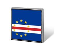 Épingles À Revers Personnalisées Avec Le Drapeau Du Cap-Vert - Pour Homme Et Femme Fête Discours Réunion Cadeau De Couple