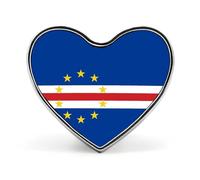 Épingles À Revers Personnalisées Avec Le Drapeau Du Cap-Vert - Pour Homme Et Femme Fête Discours Réunion Cadeau De Couple