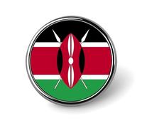 Épingles À Revers Personnalisées Avec Le Drapeau National De La République Du Kenya En Forme De Carré De Cercle Cœur Pour Homme Et Femme Pour Mariage Discours Réunion Fête