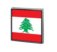 Épingles À Revers Personnalisées Avec Le Drapeau National De La République Du Liban Pour Homme Et Femme Pour Fête Discours Réunion Cadeau De Couple
