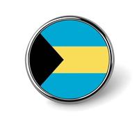 Épingles À Revers Personnalisées Avec Le Drapeau National Des Bahamas - Broche Carrée Ronde Ou En Forme De Cœur Pour Homme Et Femme Pour Mariage Discours Réunion Fête