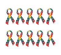 Épingles à ruban 1/5/25/100 pour sensibilisation au cancer et aux maladies - diverses causes - quantités en vrac disponibles pour les groupes de soutien et la collecte de fonds, 1 Piece, Argent