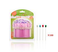 Épingles À Tête De Perle 100/300 Pièces/Ensemble, Épingles À Couleurs Mélangées, Aiguilles Droites Pour Quilting, Portables, Bricolage, Artisanat De Couture, Épingles Avec Boîte, Coussin