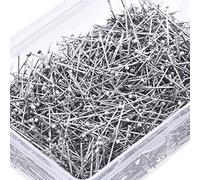 Épingles à tête Fine en Satin pour la Fabrication de Bijoux, la Couture et l'artisanat, en Acier Inoxydable, 3,8 cm (2 000 pièces)