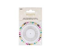 Epingles À Tête Nacrée Couleurs Assorties - 40 Pcs