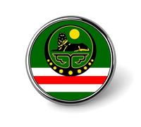 Épingles Avec Drapeaux Nationaux De La République De Tchétchénie - Badge Personnalisé Avec Drapeau Du Monde Broches Pour Hommes Et Femmes Pour Fêtes Discours Réunions Cadeaux De Couple