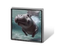 Épingles carrées en métal pour costumes, sacs à dos et chapeaux, accessoire de revers, Square, Aluminium, Alliage d'aluminium